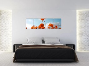 Obraz - Łąkowe kwiaty (170x50 cm)