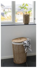 Papierowy kosz na pranie w naturalnym kolorze 77 l Pomal – House Nordic