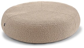 Beżowe legowisko dla psów z materiału bouclé ø 90 cm Senso Pouffe Greige M/L – MiaCara