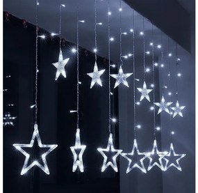 Brilagi - LED Kurtyna bożonarodzeniowa 77xLED/3xAA/USB 1,8m chłodna biel