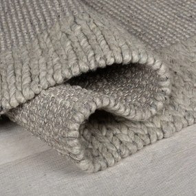 Szary dywan wełniany 160x230 cm Rue – Flair Rugs