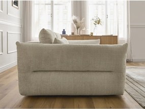 Beżowa sofa z tkaniny szenilowej 276 cm Neil – Bobochic Paris
