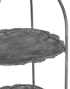 Szary metalowy regał 45x144x45 cm Mireille – Ixia
