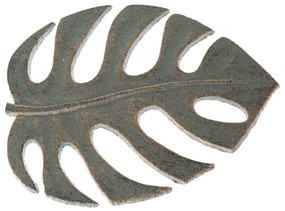 Żeliwna podkładka pod garnek, zielona, 16 x 20 cm