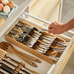 Bambusowy organizer na sztućce do szuflady 17,5 x 38 cm DrawerStore – Joseph Joseph
