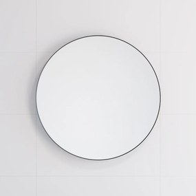Lustro łazienkowe BORGSTED Ø 60 cm czarne