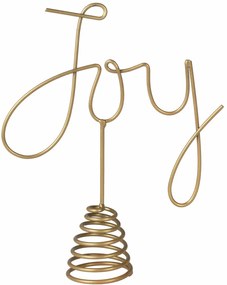 Ozdoba świąteczna GOLD JOY 21 cm, złota