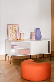 Szarobeżowa szafka pod TV 116x55x42 cm Met Mini – noo.ma