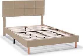 Rama łóżka tapicerowana Silvi 30 cm, 150x190 cm, Beżowy