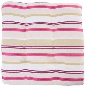 Poduszka na siedzisko Red Stripes Anette 41 x 41 x 5 cm C029-05SB PATIO