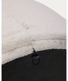 Kremowy puf z materiału bouclé Kaeli – Kave Home