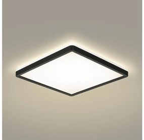Brilagi - LED Oświetlenie łazienkowe ULTRA SLIM LED/24W/230V 42x42 cm czarny IP54