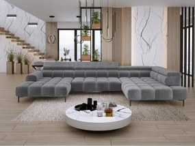 Narożnik PLAZA XL Prawostronny z elektryczną regulacją siedziska Tkanina EDEN 20 WERSAL