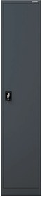 Szafa na akta kartotekowa na klucz antracytowa ALEX H2200 450 x 2200 x 400 mm
