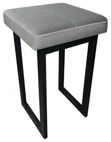 Taboret MAESTRO LOW MG VELVET szary ATOS