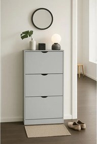 Szara uchylna szafka na buty 60x118x24 cm Stelo – Bonami Essentials