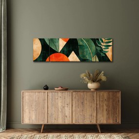 Obraz - Geometryczne motywy naturalne II. (170x50 cm)