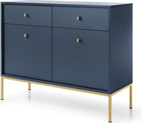 Komoda MONDO 104 cm do Salonu Sypialni Odcienie granatowego
