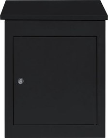 Czarna skrzynka pocztowa antykradzieżowa