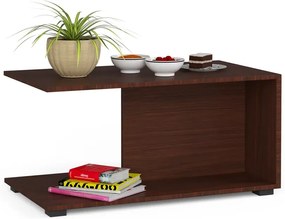 Stolik kawowy z półką do salonu wenge F2-C76