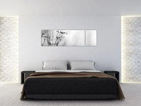 Obraz - Detal kwiatów polnych (170x50 cm)
