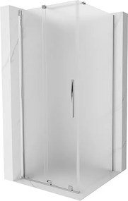 Mexen Velar kabina prysznicowa rozsuwana 100 x 100 cm, szron, chrom - 871-100-100-31-01