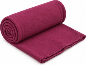 Koc z polaru MELVIRA DUO, bordo Rozmiar: 150 x 200 cm