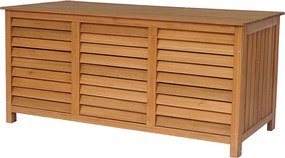 Drewniana skrzynia ogrodowa „Macao” – 130 x 64 x 60 cm – brązowa