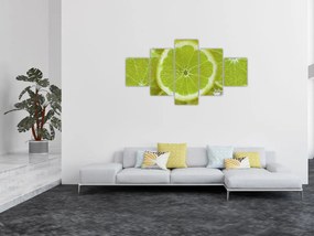 Obraz - pokrojone cytryny (125x70 cm)