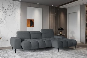 Narożnik GIANO S układ L Prawostronny z elektryczną regulacją siedziska w ktaninie AUSTIN 20 WERSAL