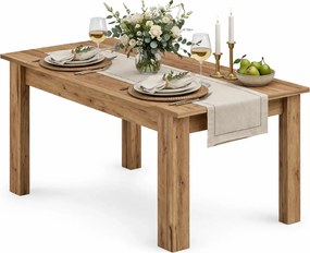 Prostokątny minimalistyczny stół kuchenny dąb craft P5-H23