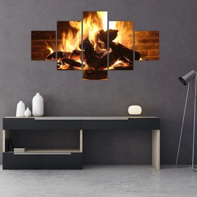 Obraz - Ogień (125x70 cm)