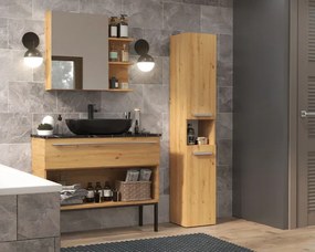 Słupek do łazienki dąb artisan - Merimo 3X