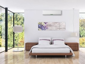 Obraz bzu na drewnie (170x50 cm)