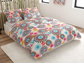 PrzytulneMieszkanie.pl PrzytulneMieszkanie.pl Pościel z mikrofibry GEOMANDALA kolorowa Rozmiar pościeli: 2 szt 70 x 90 cm | 200 x 220 cm