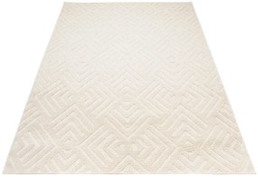 Kremowy dywan sznurkowy w stylu skandynawskim M8-E54