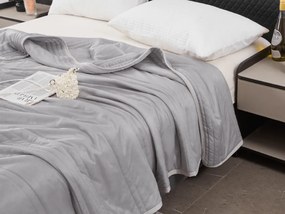 Chłodząca letnia kołdra CELIA, szara Rozmiar: 200 x 220 cm