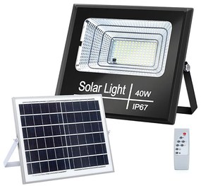Aigostar - LED regulowany reflektor solarny LED/40W/3,2V IP67 + DO