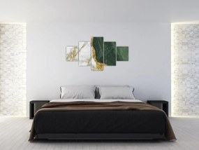 Obraz - Zielony marmur N⁰3 (125x70 cm)
