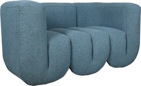 Designerska sofa z tkaniny szenilowej Nua N88-150