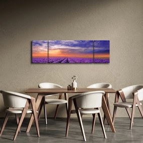 Obraz lawendowego pola (170x50 cm)