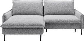 Narożnik GLOSSY z funkcją spania zestaw z poduszkami WERSAL