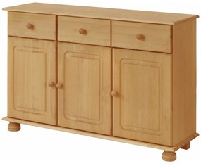 Niska komoda z litego drewna sosnowego 116x76 cm Ella – Støraa