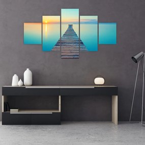 Obraz - Molo do nieskończoności (125x70 cm)