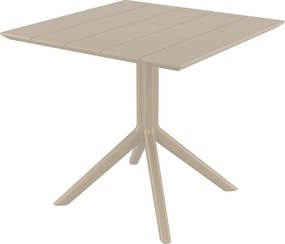 Kwadratowy stół kawiarniany z tworzywa Paris Table 70