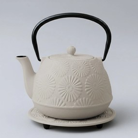 Dzbanek żeliwny z czarkami i podstawką KOGA, 1200 ml