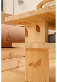 Brązowy stolik z litego drewna sosnowego 45x68 cm Japan – Karup Design
