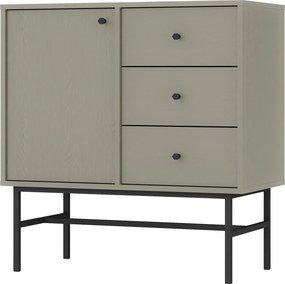 Komoda TORINO 84 cm do Salonu Sypialni Odcienie zieleni
