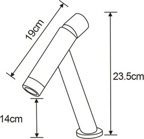 Mexen Astro bateria umywalkowa, czarna - 746900-70