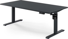 Duże biurko sit-stand do pracy Aria 160×80 cm, antracyt